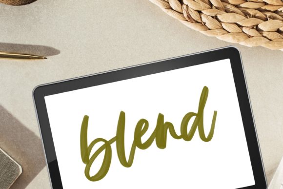 Elevate Your Lettering with the Blend Procreate Brush