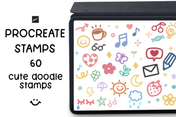 Enhancing Digital Illustrations with Procreate Stamp Cute Elements