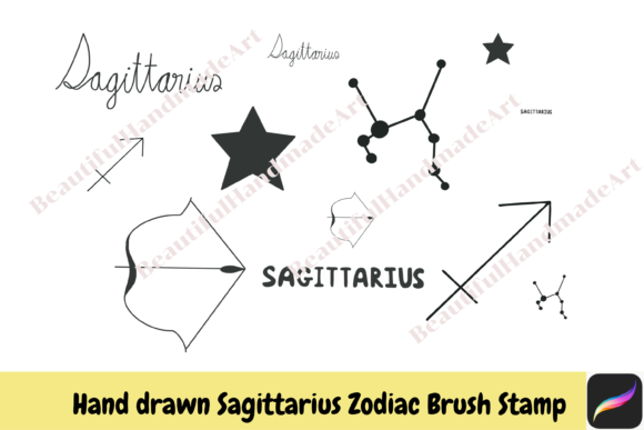 Procreate Brush Stamps Sagittarius Ipad Guide