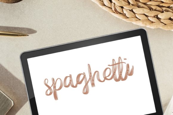 Spaghetti Procreate Lettering Brush: A Guide to Textured Digital Calligraphy