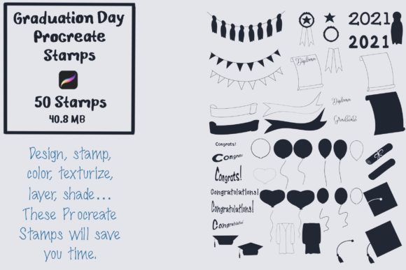 Unlocking Creative Potential with Graduation Day Procreate Stamps