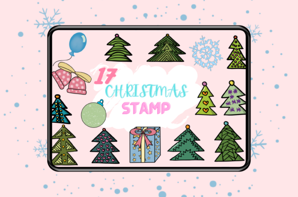 Unlocking Creative Potential with the 17 Christmas Brush Stamp Set 1