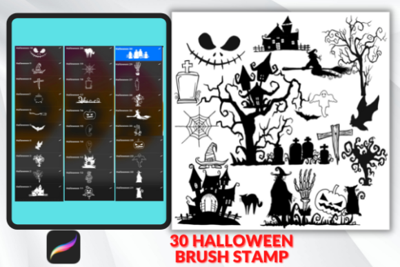 Unlocking Spooky Creativity: A Guide to Halloween Brush Stamps in Procreate